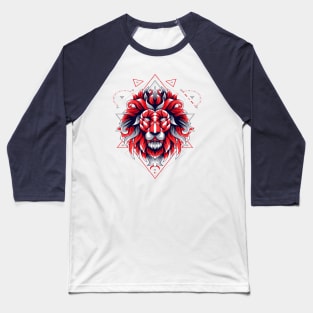 lion head retro Baseball T-Shirt